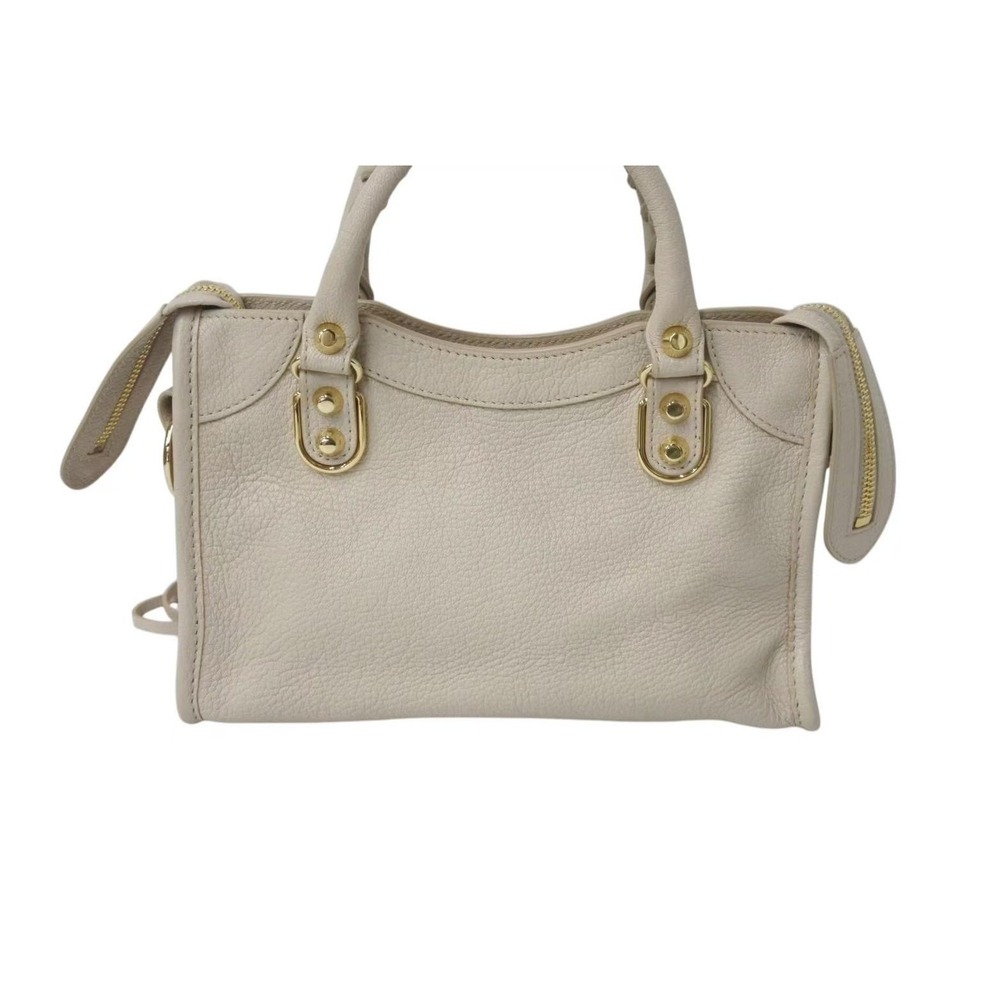 Balenciaga Tan Classic Beige leather City handbag - Picture 3 of 10